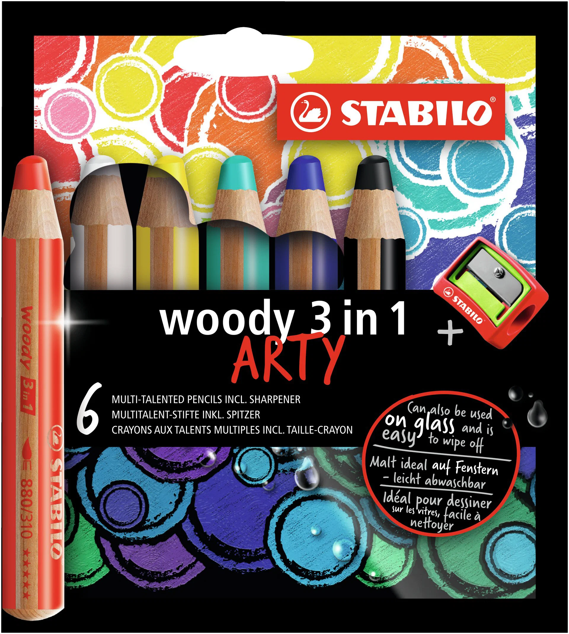 Woody 3in1 ARTY Wallet 6 Pieces