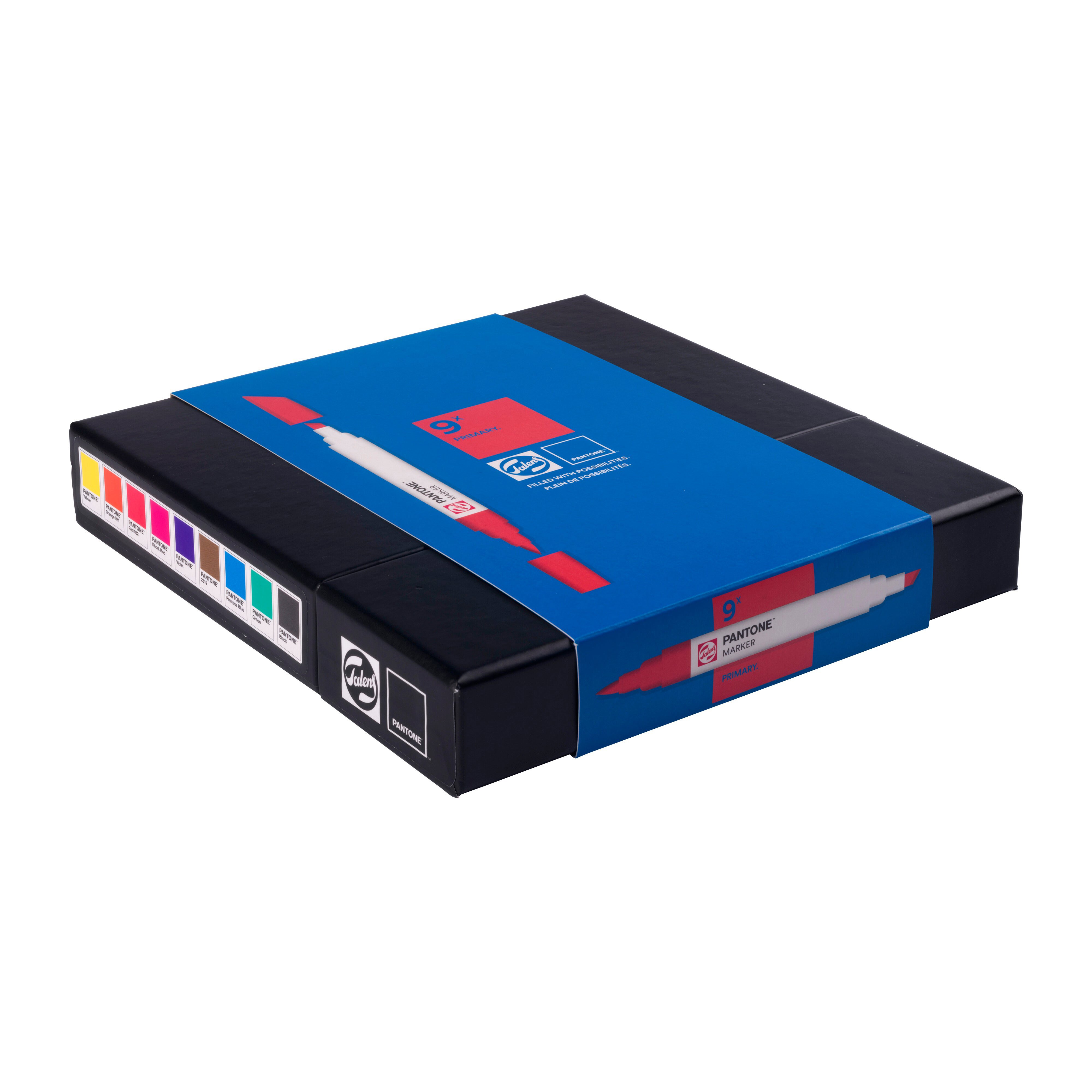 Talens Pantone Set Primary x9 Markers Thumbnail