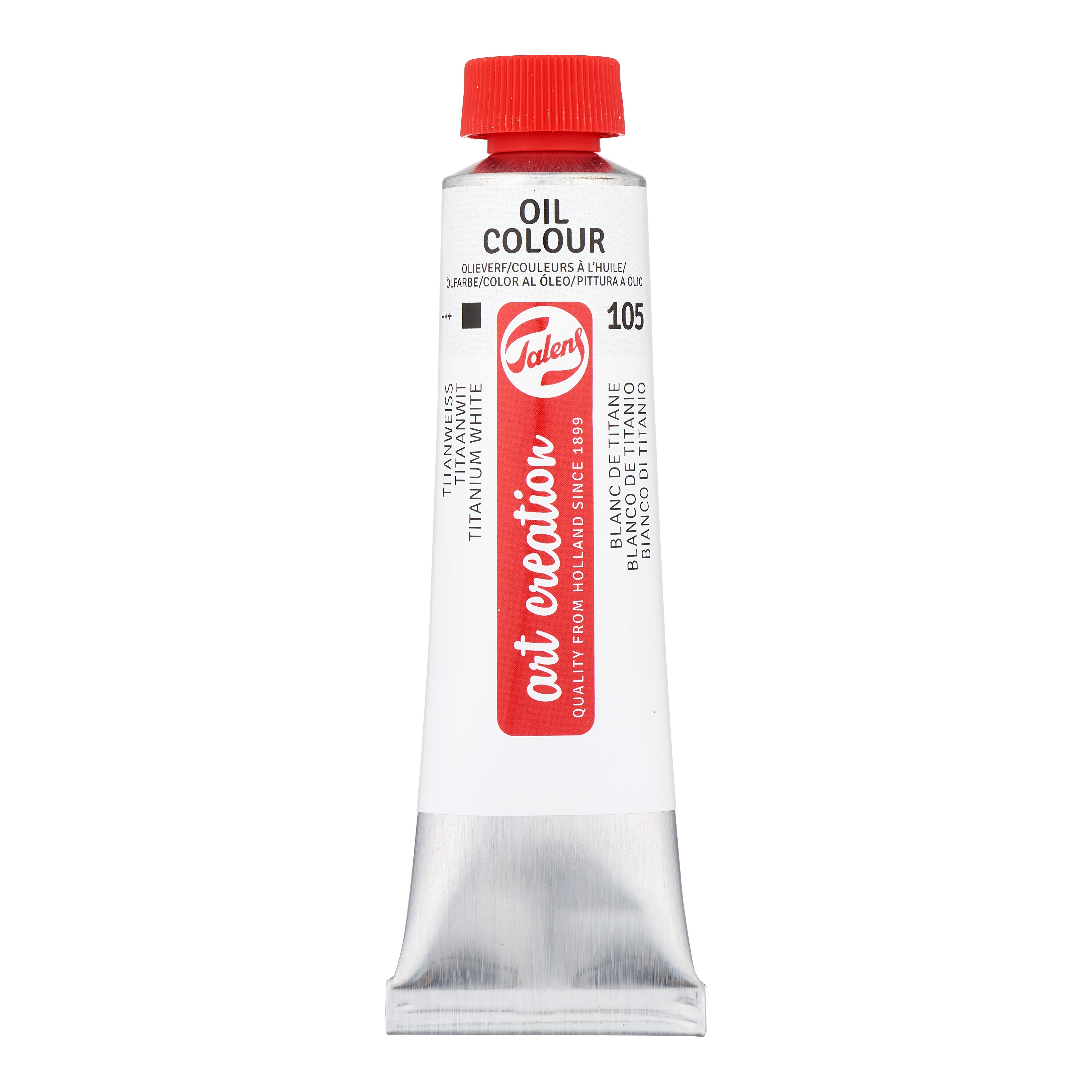 Talens Art Creation Oil Colour Tube 40 ml Titanium White (Safflower Oil)
