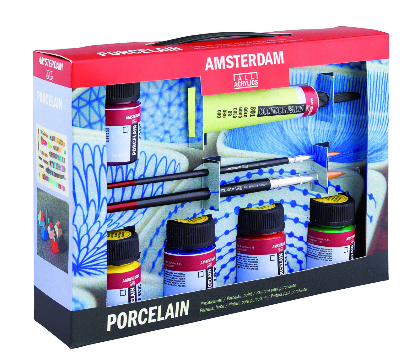 Amsterdam Acrylics Porcelain Paint Starter Set