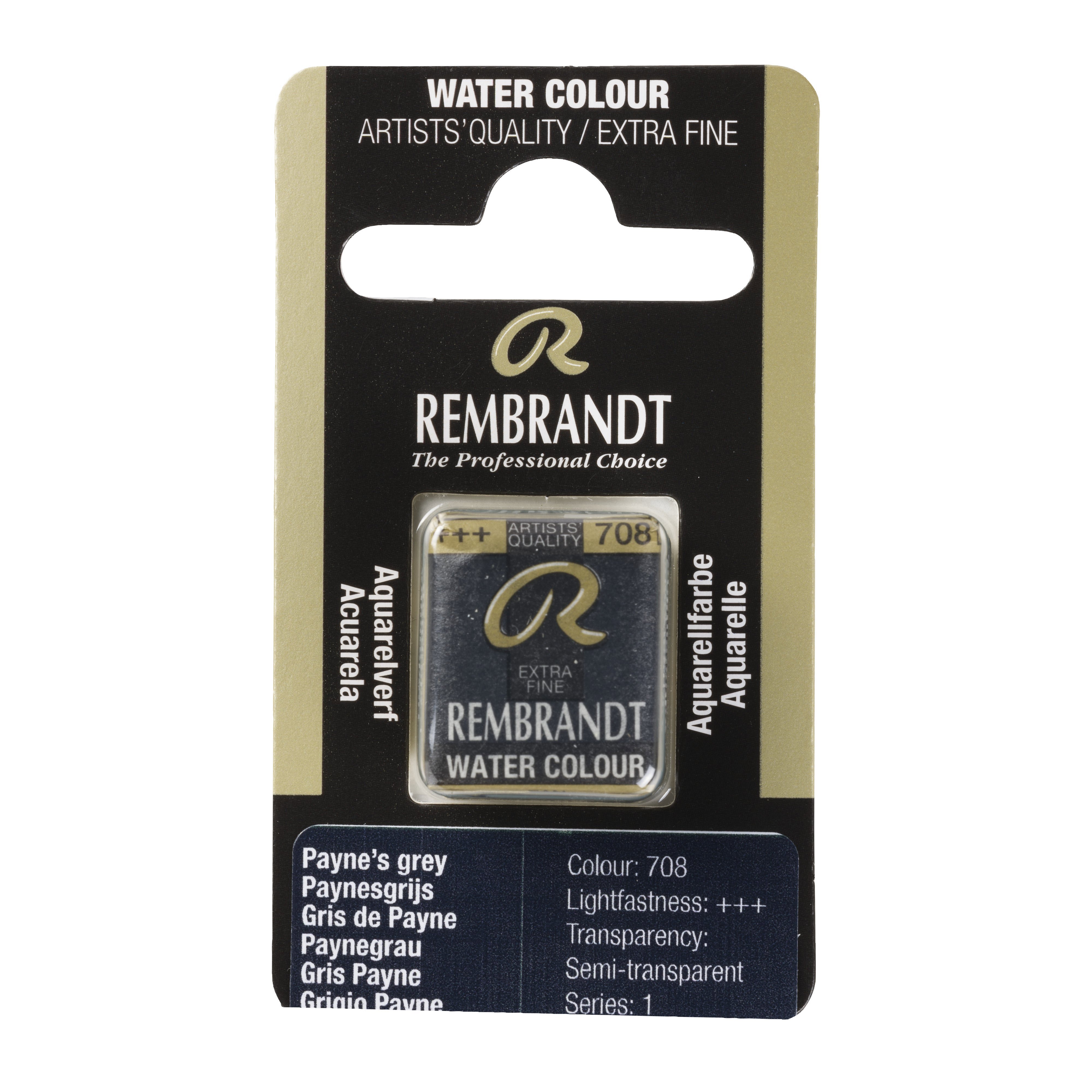 Rembrandt Watercolour Pan G Payne's Grey 1 piece