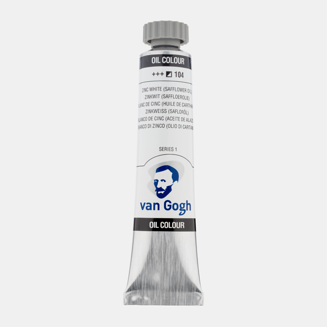 Van Gogh Oil Colour Tube 20 ml Zinc White (Safflower Oil) Thumbnail