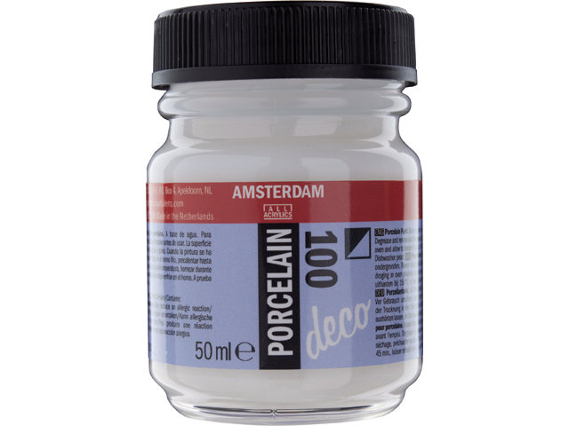 Amsterdam Acrylics Porcelain Paint White 50ml