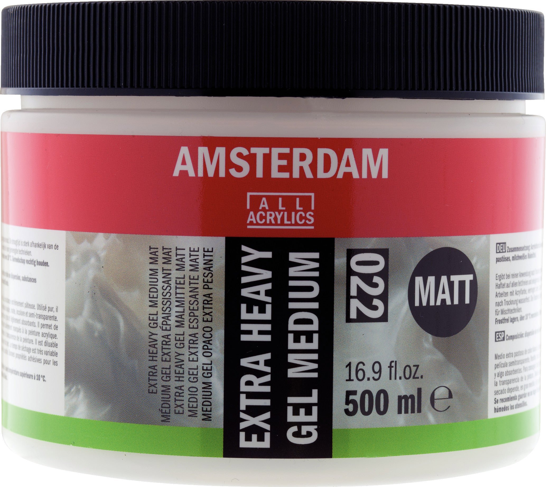 Amsterdam Extra heavy gel medium Matt 500 ml