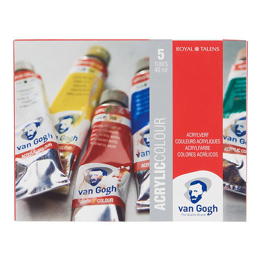 Van Gogh Acrylic Colour Starter Set 5 x 40 ml