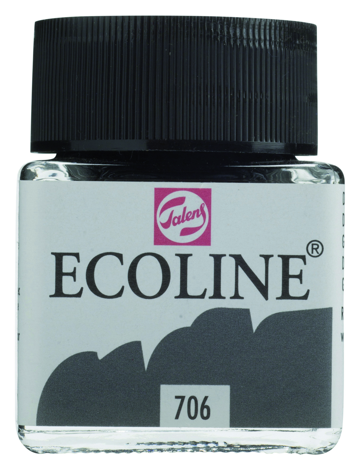 Ecoline Liquid Watercolour Bottle 30 ml Deep Grey