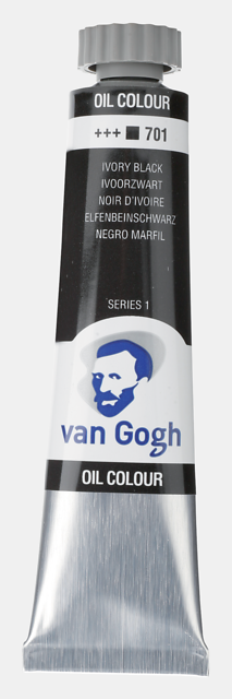 Van Gogh Oil Colour Tube 20 ml B Ivory Black Thumbnail