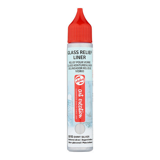 Talens Art Creation Glass Relief Liner 28 ml Shiny Silver