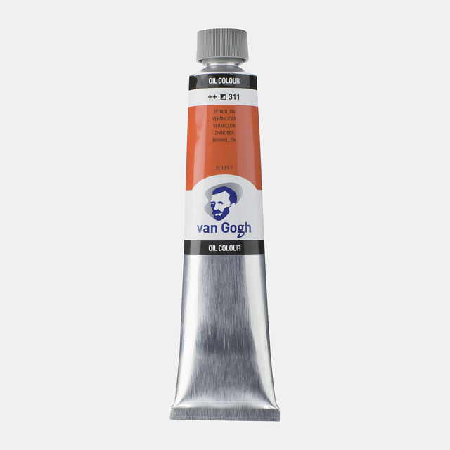 Van Gogh Oil Colour Tube 200 ml Vermilion Thumbnail