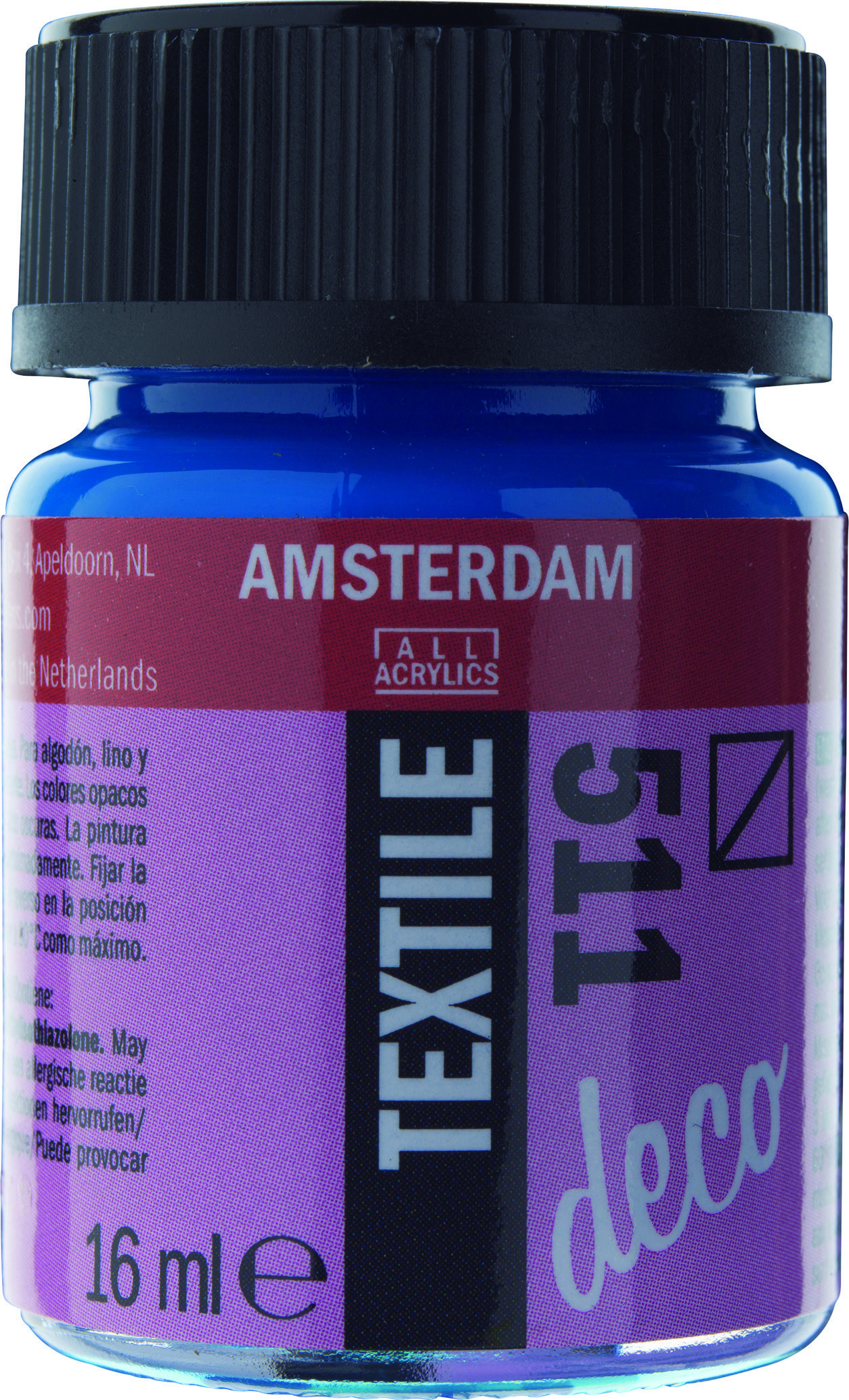 Amsterdam Acrylics Textile Paint Cobalt Blue 16ml