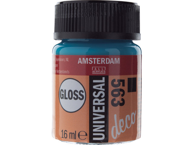 Amsterdam Acrylics Universal Gloss Paint Antique Blue 16ml