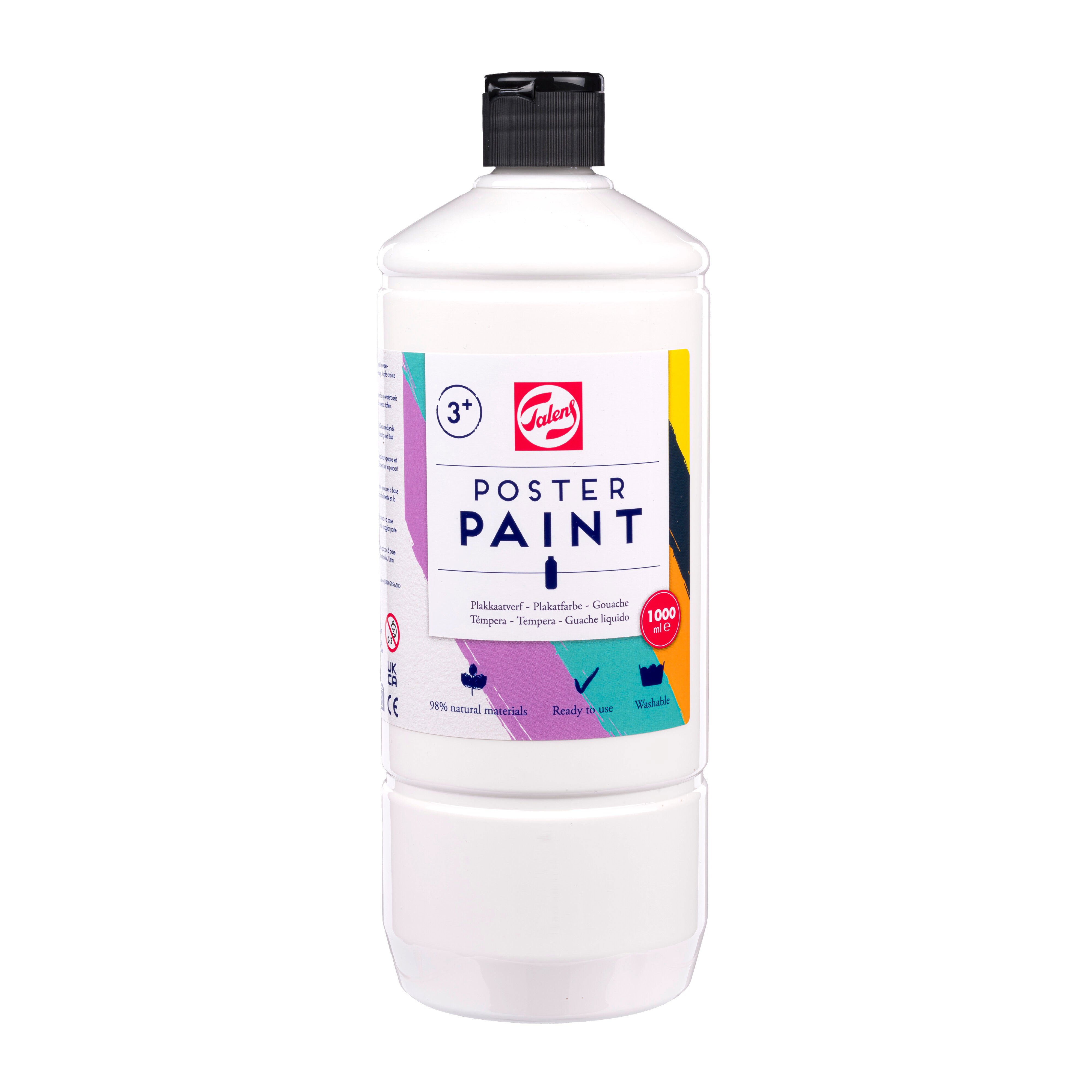 Talens School Colours Bottle 1000 ml White