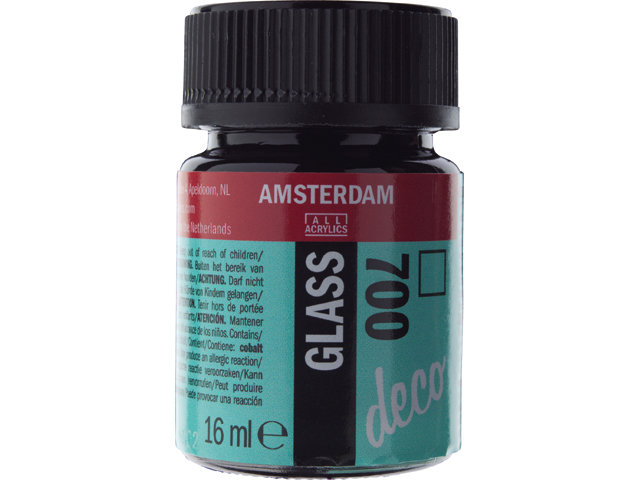 Amsterdam Acrylics Glass Paint Black 16ml