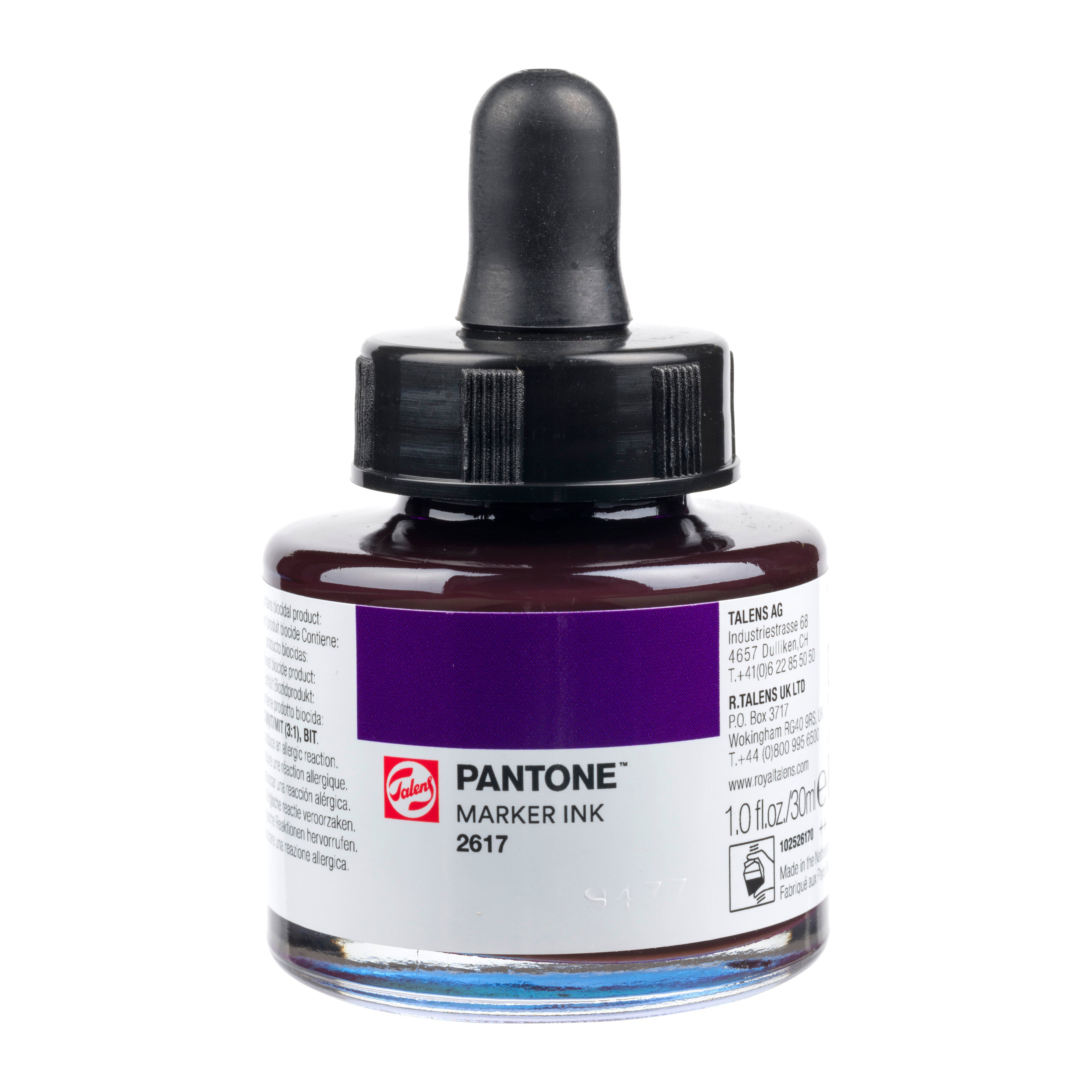 Talens Pantone Marker Ink 30ml Deep Violet
