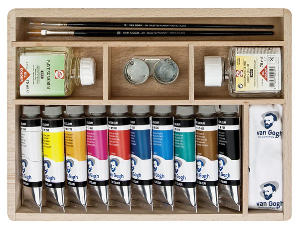Van Gogh Basic Oil Colour Wooden Box Set Thumbnail