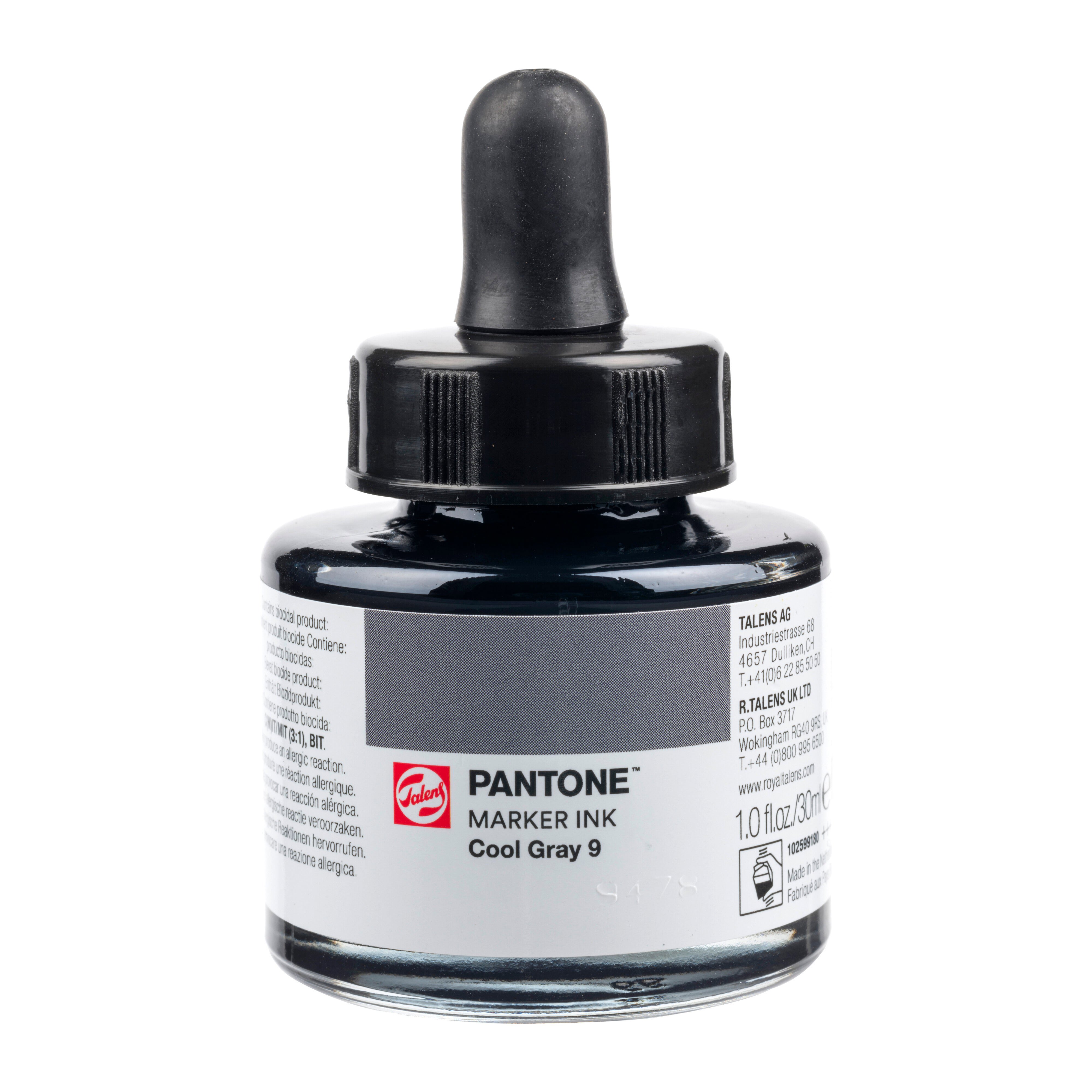 Talens Pantone Marker Ink 30ml Dark Slate Gray