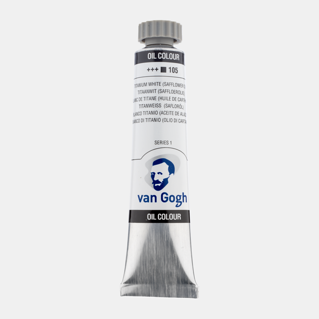 Van Gogh Oil Colour Tube 20 ml Titanium White (Safflower Oil) Thumbnail