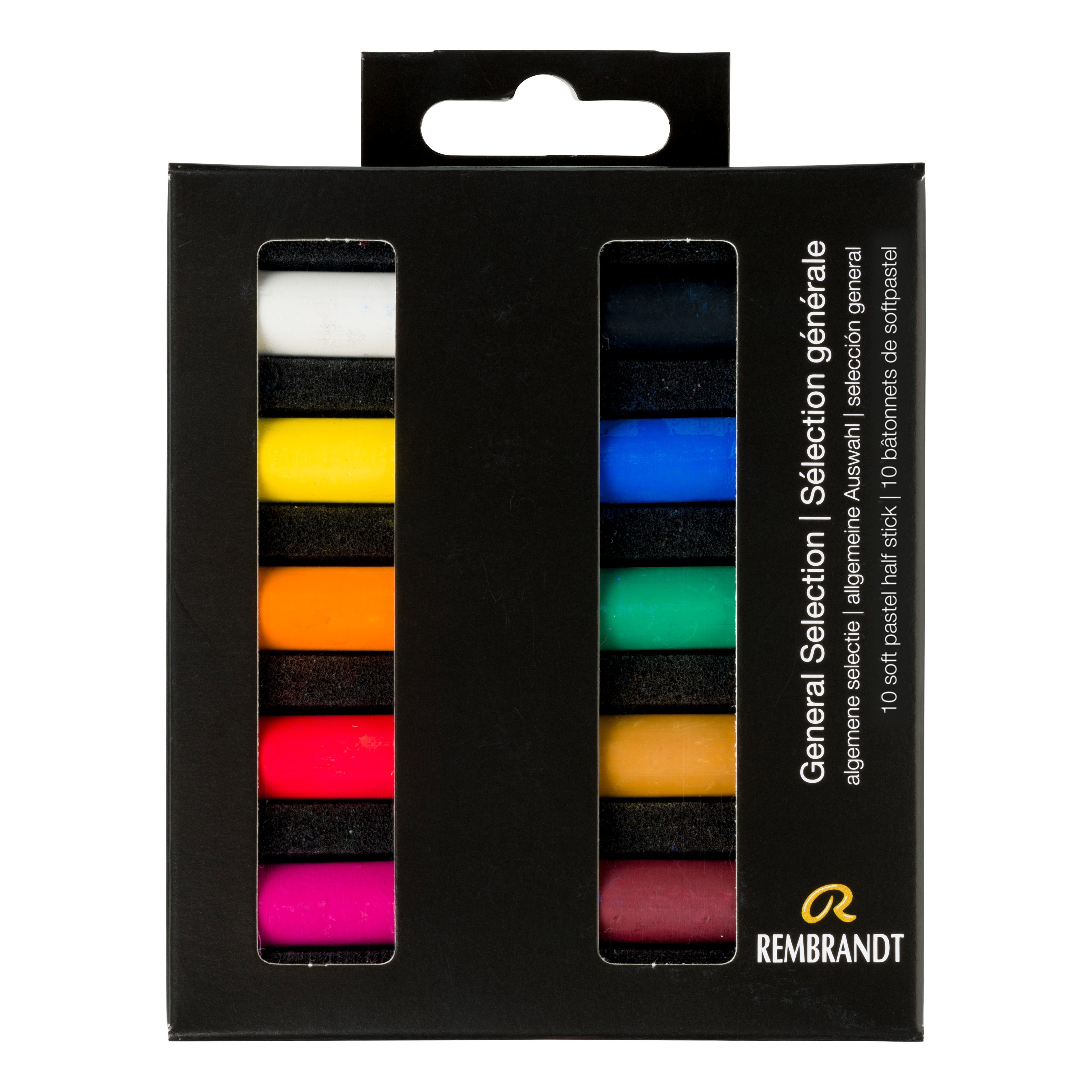 Rembrandt Soft Pastels – General Selection Set – 10 Half Sticks