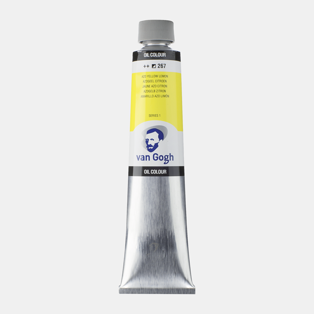 Van Gogh Oil Colour Tube 200 ml Azo Yellow Lemon (Primary) Thumbnail