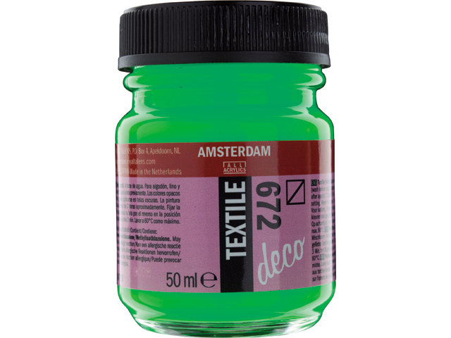 Amsterdam Acrylics Textile Paint Reflex Green 50ml