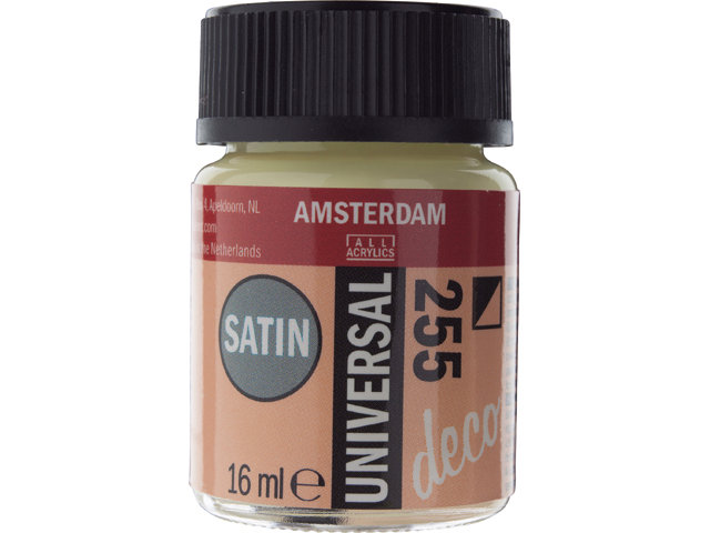 Amsterdam Acrylics Universal Satin Paint Naples Yellow 16ml