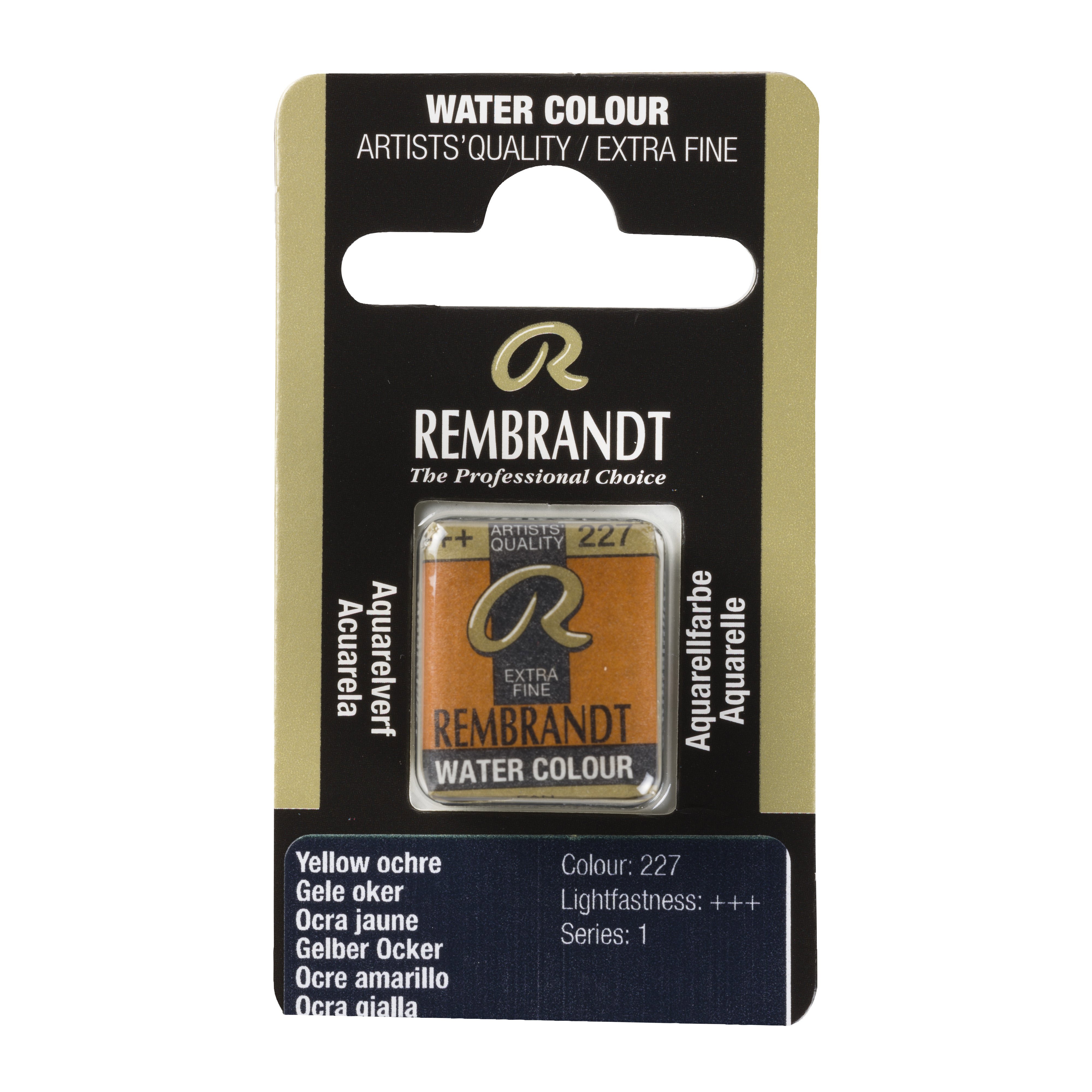Rembrandt Watercolour Pan B Yellow Ochre 1 piece
