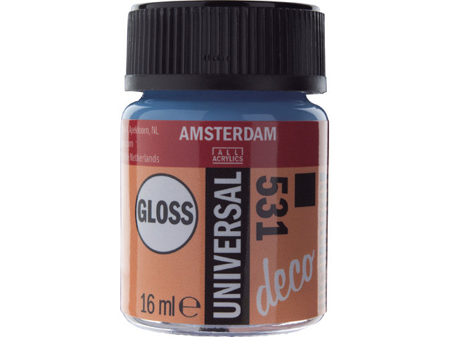 Amsterdam Acrylics Universal Gloss Paint Stone Blue 16ml