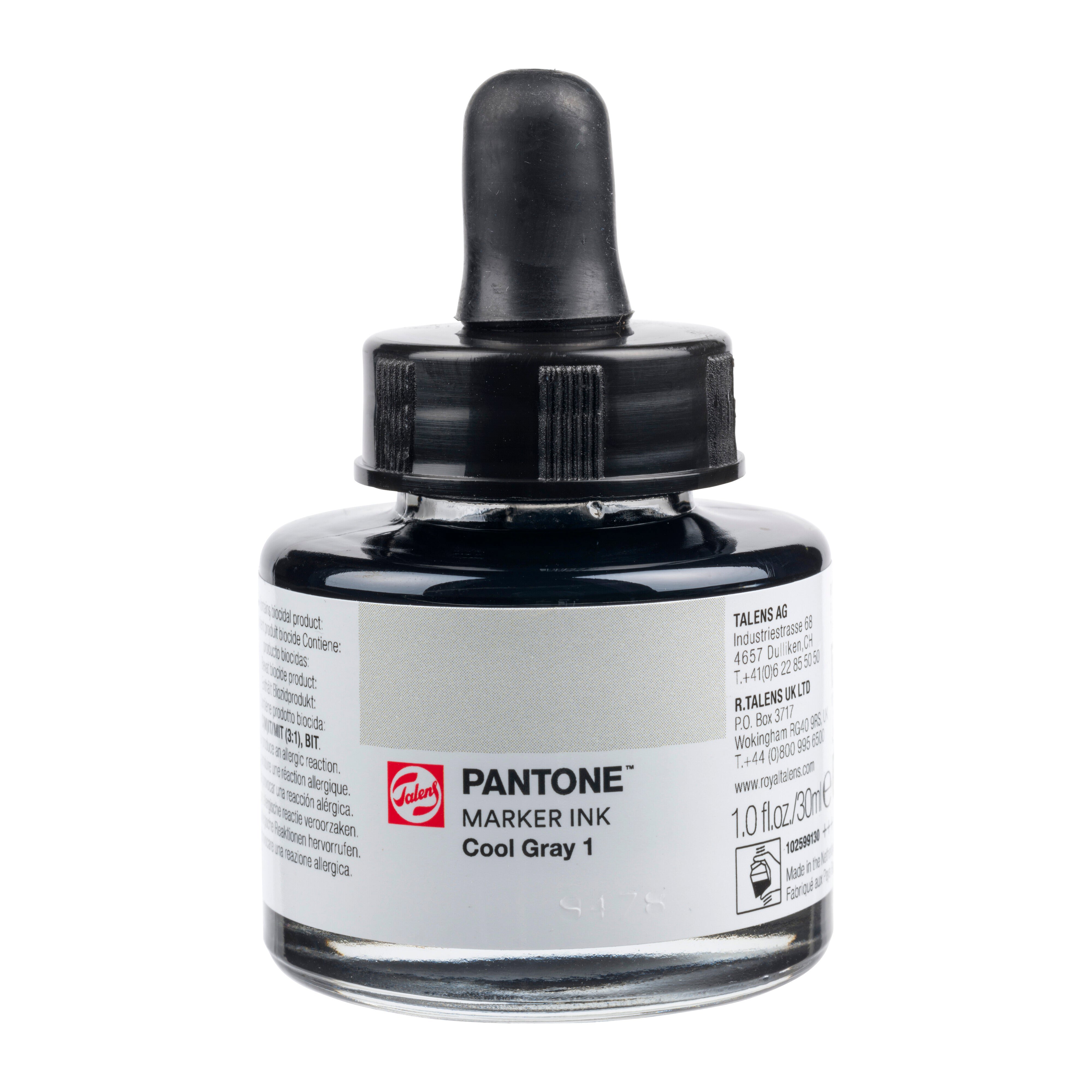 Talens Pantone Marker Ink 30ml Pearl Gray