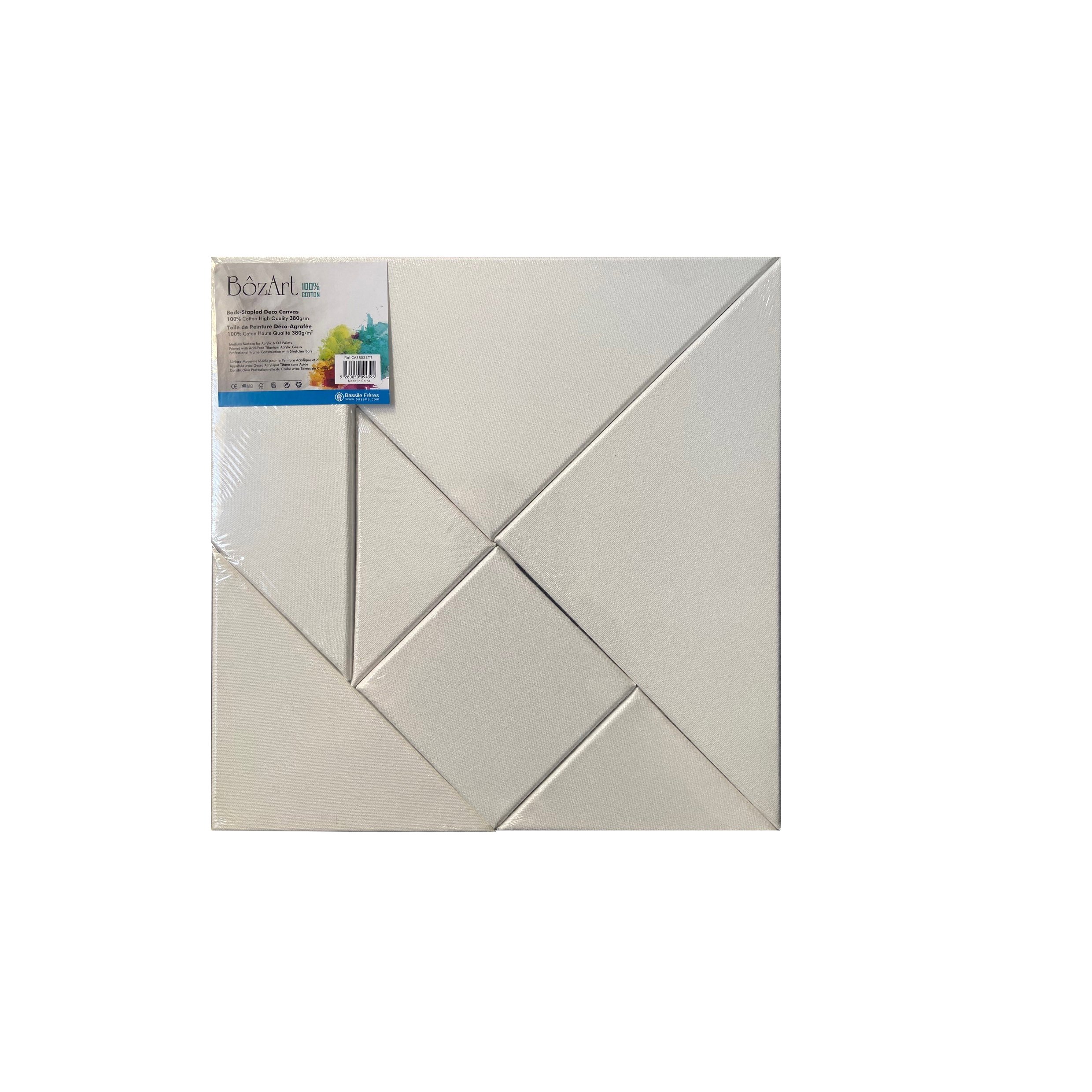 Bozart Puzzle Canvas 100% Cotton 380g Set 7 Pieces