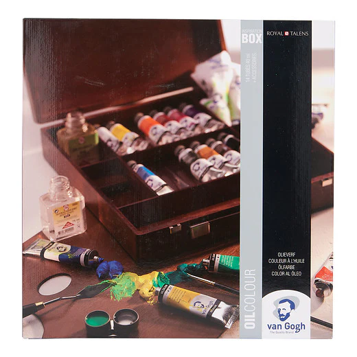 Van Gogh Inspiration Oil Colour Wooden Box Set
