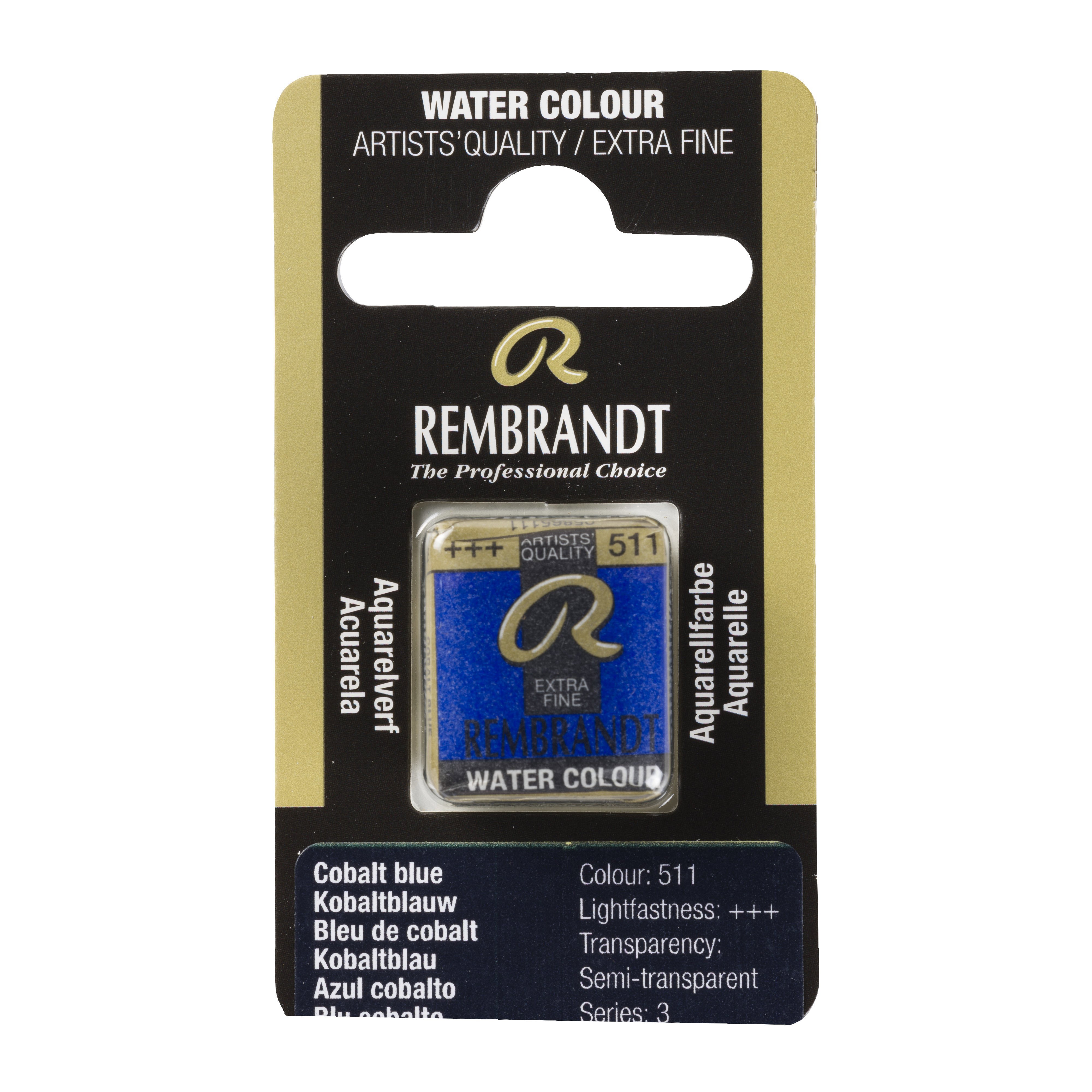 Rembrandt Watercolour Pan B Cobalt Blue 1 piece