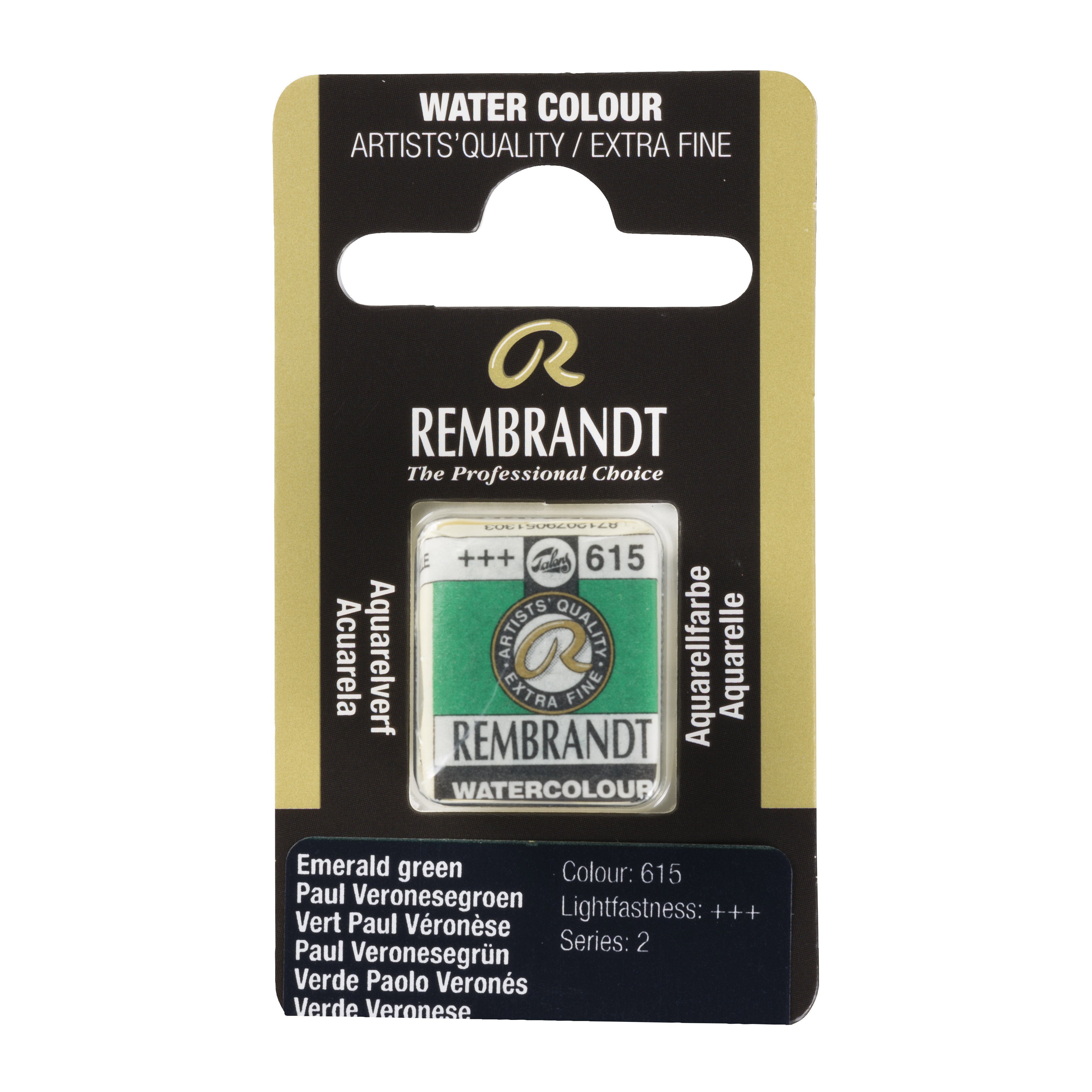Rembrandt Watercolour Pan G Emerald Green 1 piece