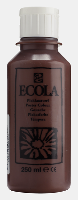 Ecola Gouache Bottle 250 ml Brown Thumbnail