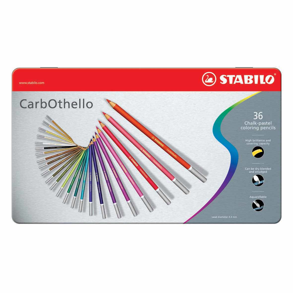 CarbOthello Metal Box 36 Colors