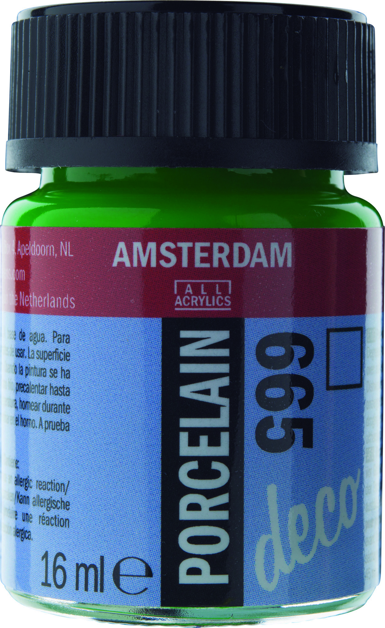 Amsterdam Acrylics Porcelain Paint Spring Green 16ml