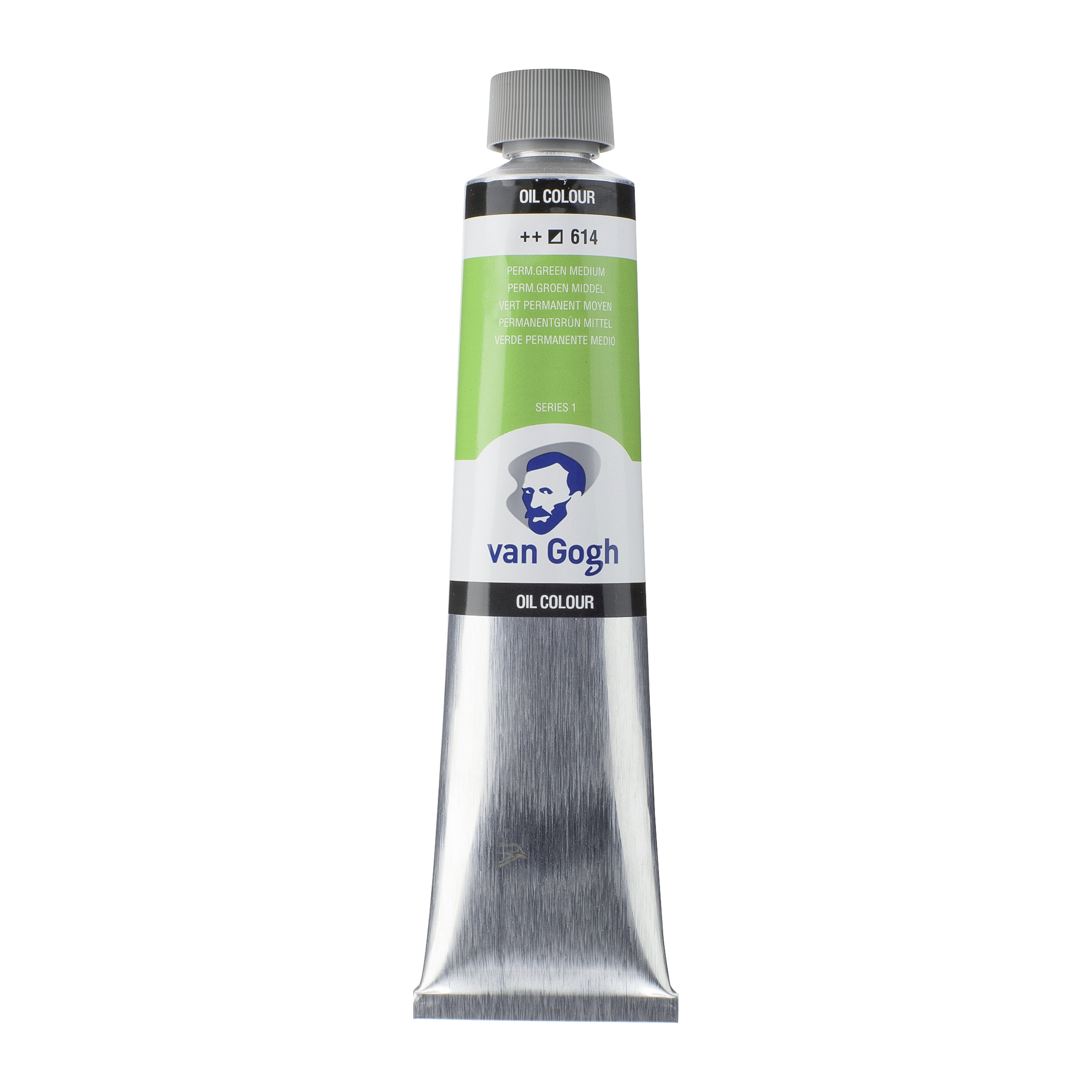 Van Gogh Oil Colour Tube 200 ml Permanent Green Medium