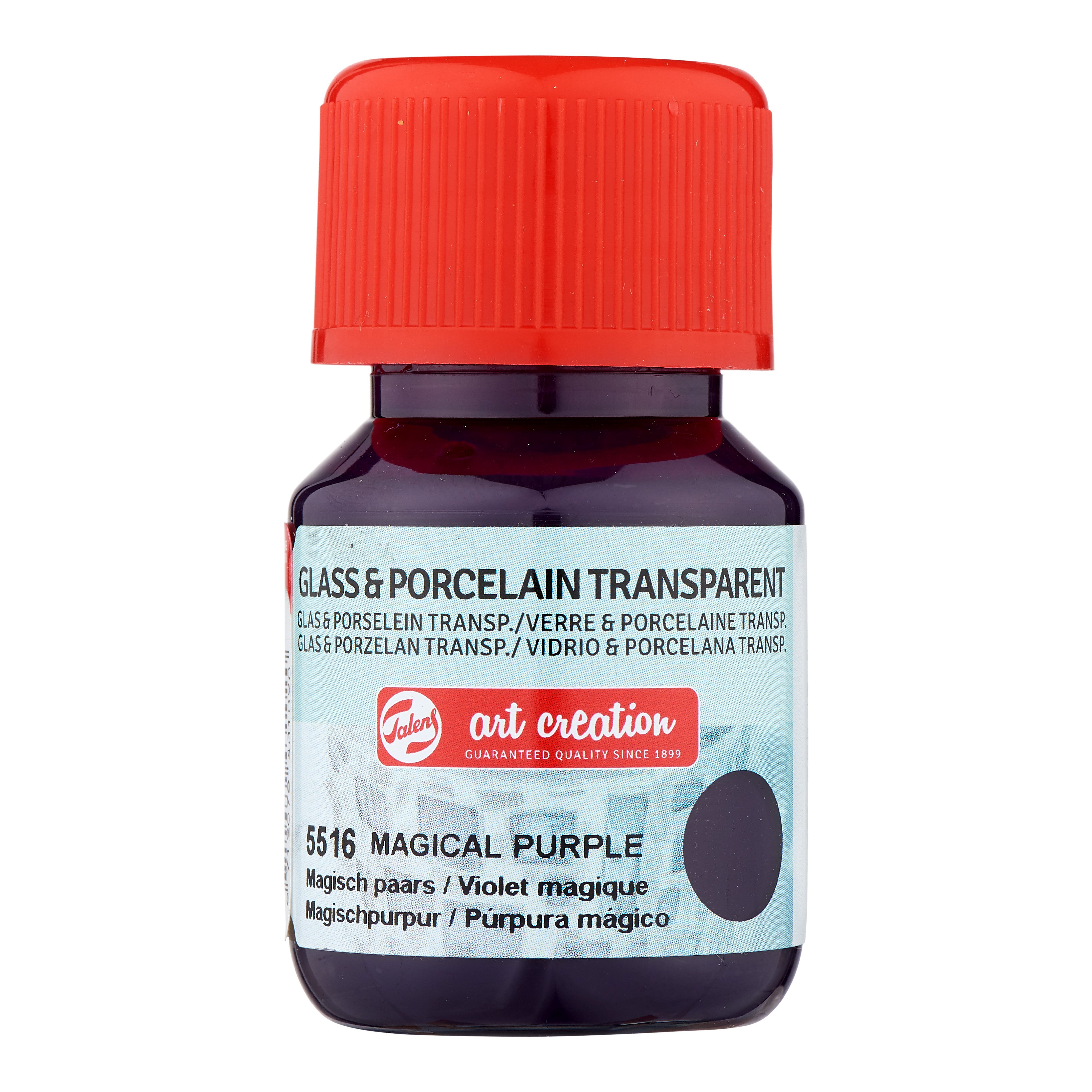 Talens Art Creation Glass & Porcelain Transparant Bottle 30 ml Magical Purple