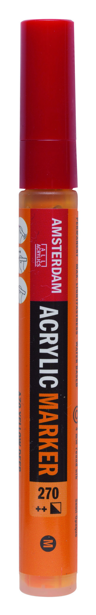 Amsterdam Acrylic Marker 4 mm Azo Yellow Deep