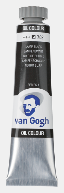 Van Gogh Oil Colour Tube 20 ml B Lamp Black Thumbnail