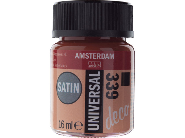 Amsterdam Acrylics Universal Satin Paint Light Oxide Red 16ml