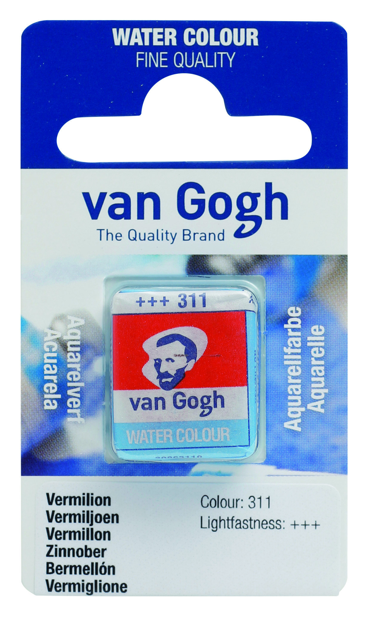 Van Gogh Watercolour Pan Vermilion 1 piece