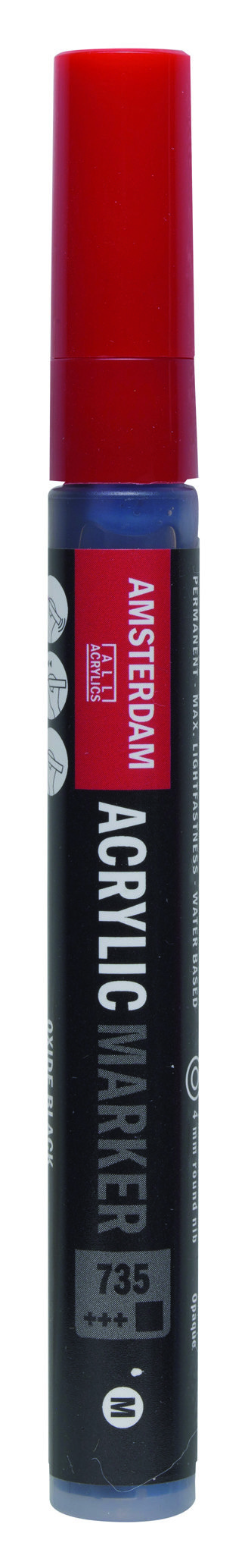 Amsterdam Acrylic Marker 4 mm Oxide Black