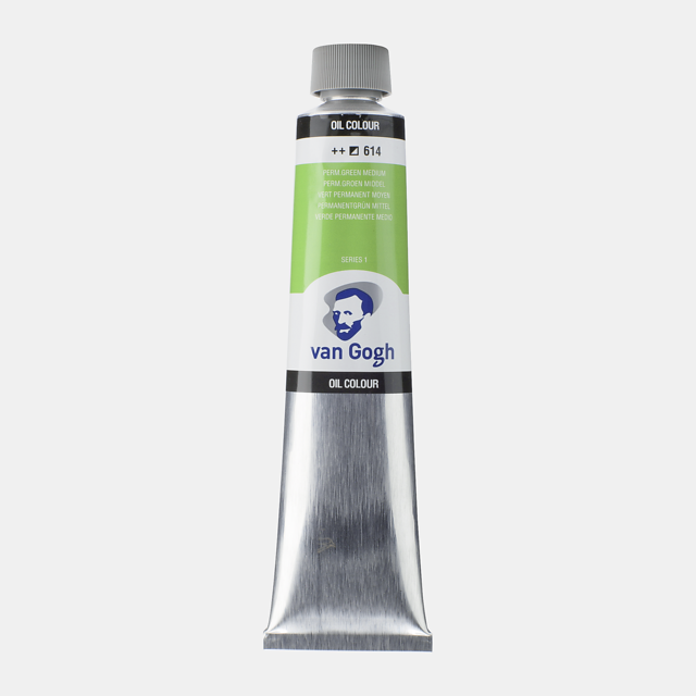 Van Gogh Oil Colour Tube 200 ml Permanent Green Medium Thumbnail