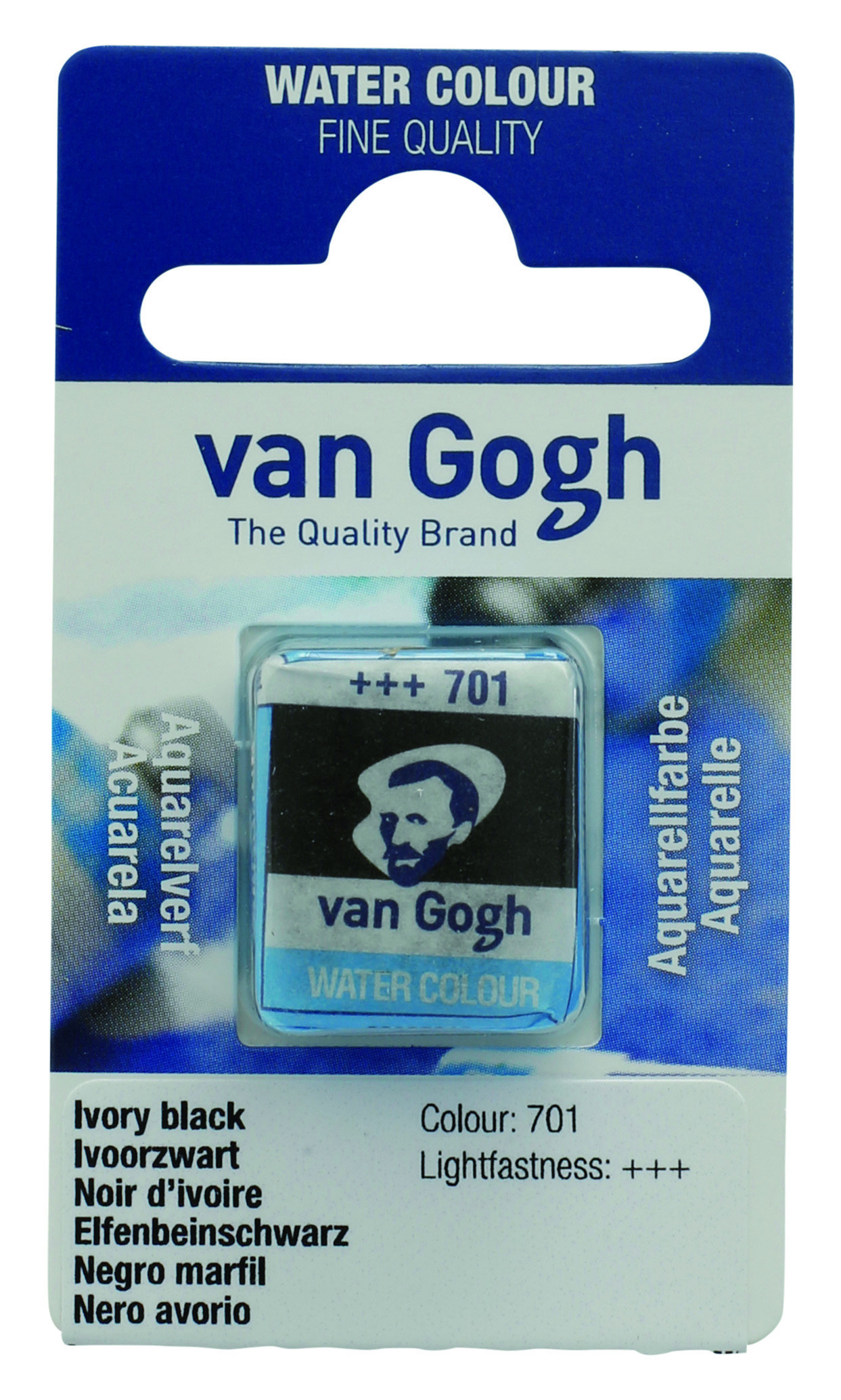 Van Gogh Watercolour Pan Ivory Black 1 piece
