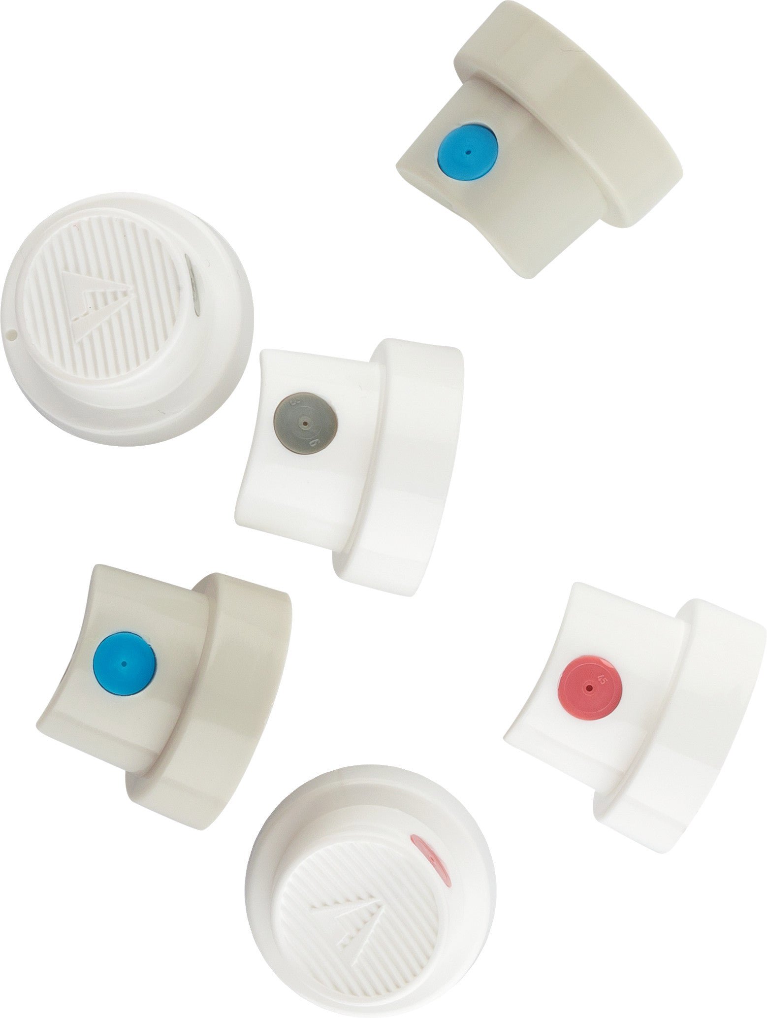 Amsterdam Spray paint cap Multicolour 2x Super Skinny 2x Soft 2x Fat