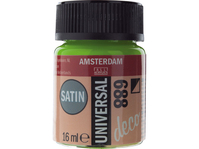 Amsterdam Acrylics Universal Satin Paint Vivid Green 16ml