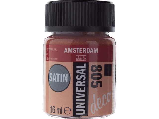 Amsterdam Acrylics Universal Satin Paint Copper 16ml