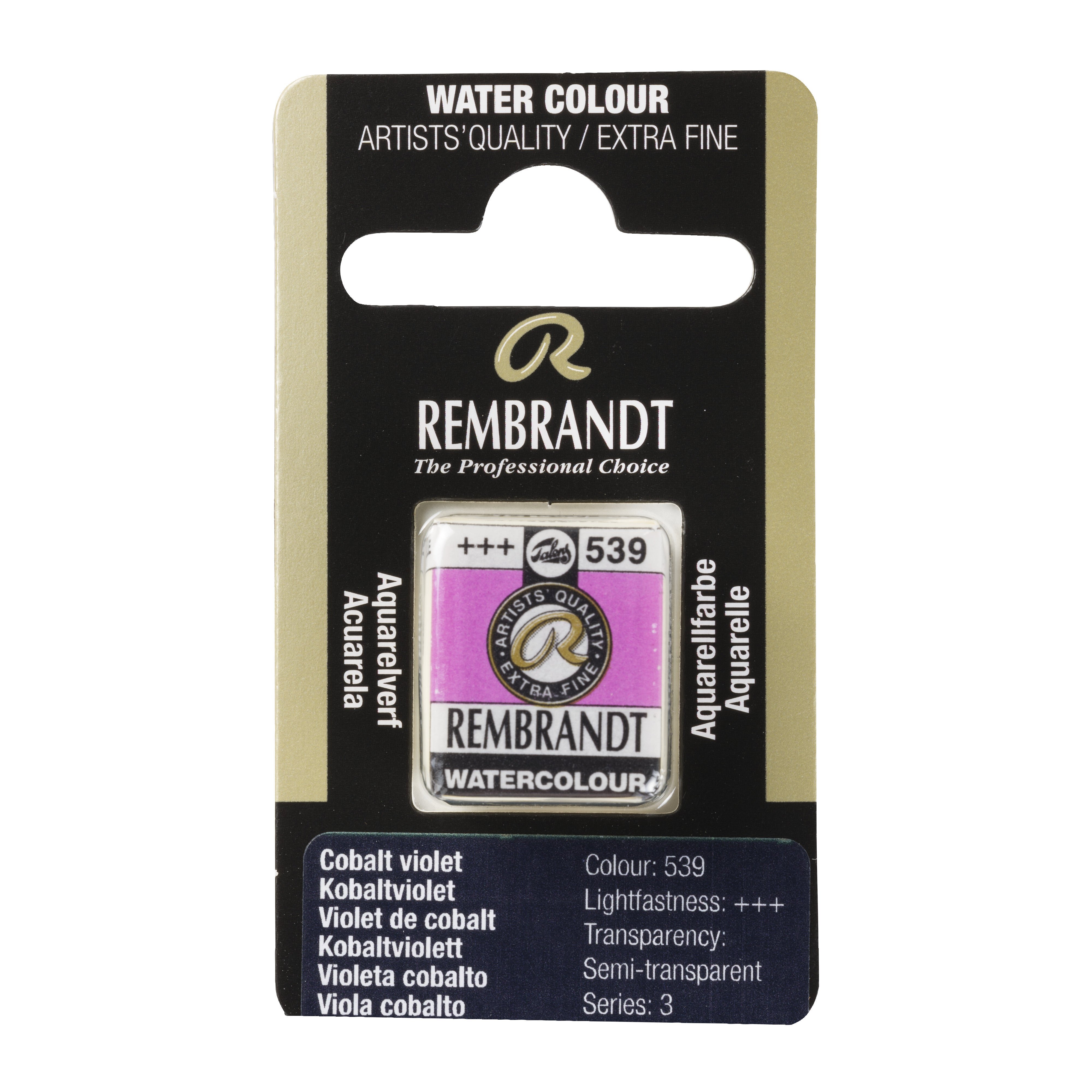 Rembrandt Watercolour Pan Cobalt Violet 1 piece