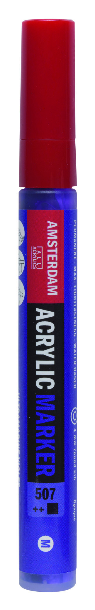 Amsterdam Acrylic Marker 4 mm Ultramarine Violet