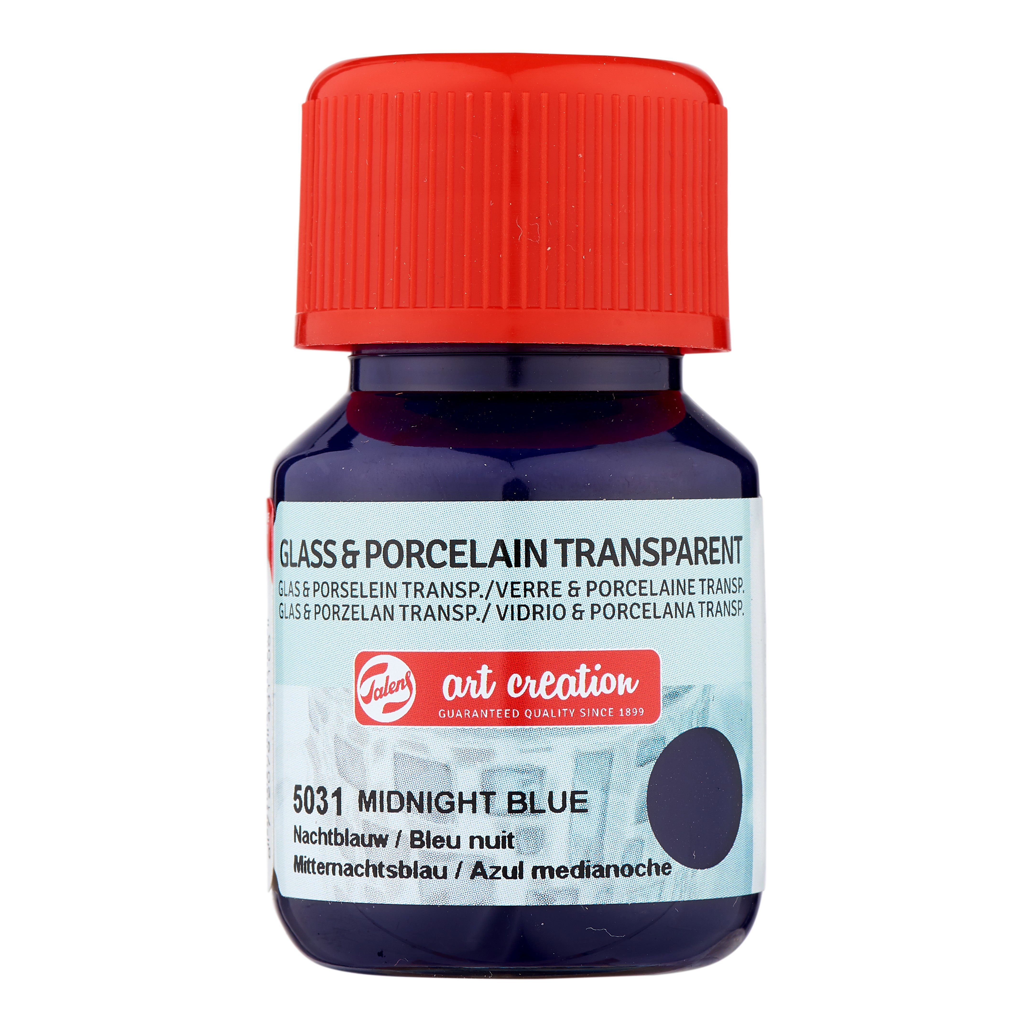 Talens Art Creation Glass & Porcelain Transparant Bottle 30 ml Midnight Blue